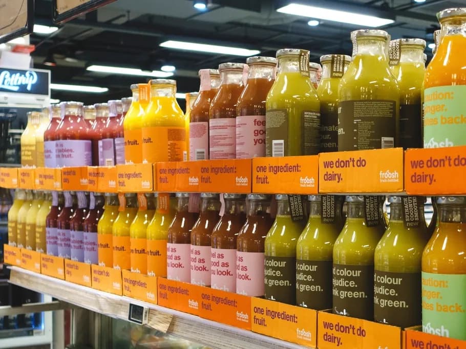 Proof photo of product facings on shelf